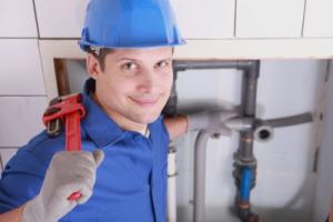 plumber in Santa Clara CA installs washer/dryer hookup